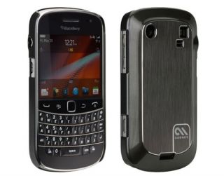 Case Mate Barely There Blackberry Bold Touch 9900 9930 Brushed Aluminum Black