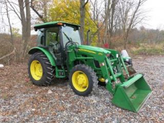 2011 John Deere 5075M 4x4 Tractor with Cab and Loader Nice 1600 Hours