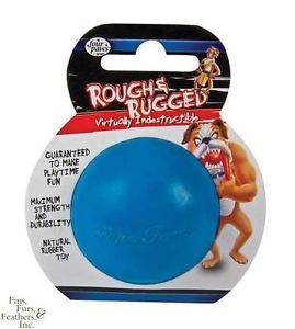 Four Paws Rough Rugged Rubber Solid Ball Dog Toy 1