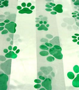 Paw Scarf Green Paw Print Paws Scarves Dog Cat Mascot Ladies Scarf