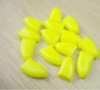 100pcs Soft Dog Nail Caps Claw Control Paws Off 5 Adhesive Glue 12 Colors