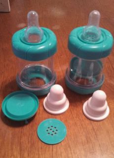 Green Sassy Infant Feeders for Cereal and Baby Food with Nuby's and Nuby  Nibbler