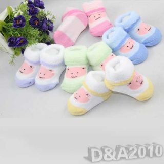 New Unisex Socks Cartoon Newborn Baby Infants Toddler Socks Slipper Shoes Boots