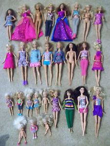 Huge Barbie Doll Mixed Dolls Lot Clothing and Accessories