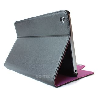Pink Flip Wallet PU Leather Cover Case Holder Magnetic Flap for Apple iPad Mini