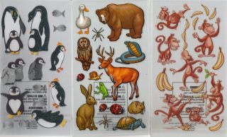 Sticko Assorted Stickers Choice Scrapbooking Animals Insects Fish Pets More