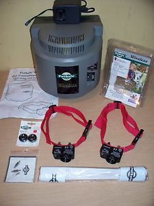 PetSafe PIF 300 Wireless Dog Fence Containment System Two Collar Receivers