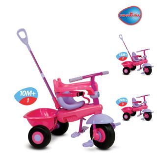 Smartrike Uno Pink Smart Trike Babies Children Kids Stroller Ride on Tricycle