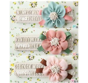 Children Girls Flower Bow Headband Hair Clothing Accessories Baby Infant Toddler