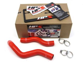 HPS Silicon Silicone Radiator Hose Kit for Honda 06 11 Civic Red R18 R16 07 10