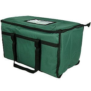 Green Nylon Insulated Food Delivery Bag Pan Carrier