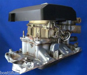 Yamaha Marine Engine GM V6 4 3 Intake 4BBL Carburetor Spark Arrestor Assembly
