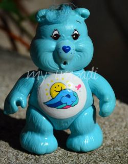 Custom Vintage Sea Ocean Friend Care Bear 3" Poseable Figure Complete Accessory