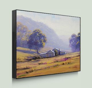 Gercken Summer Morning Lithgow Australian Farm Painting Landscape Fine Art Oil