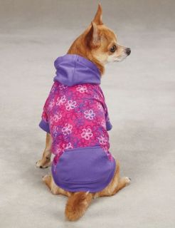 Dog Hoodie Pullover T Shirt Carolina Pink Purple Green Pet Tee