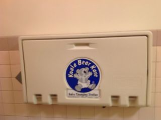 Koala Kare KB112 01ct Countertop Baby Changing Station Surface Mounted ...