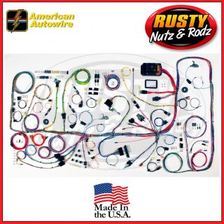 Bronco Complete Wiring Harness American Autowire Classic Update Series 66 77