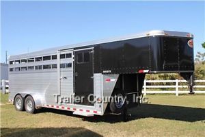 New 2013 Sundowner Rancher TR Aluminum Cattle Livestock Horse Gooseneck Trailer
