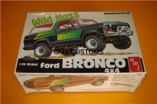 1 25 Wild Hoss Original Bronco AMT Plastic Model Kit