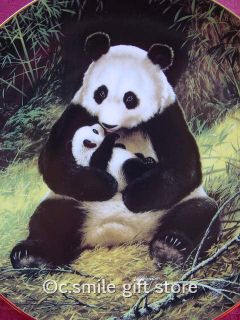 Will Nelson The Panda Endangered Species Plate Bradford Exchange w COA