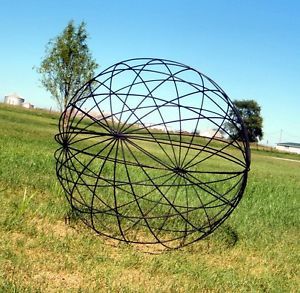 Wrought Iron Balls Spheres Yard Art Decorative Iron