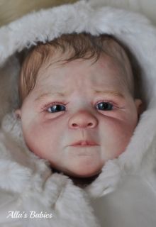 Alla's Babies Newborn Baby Girl Reborn Doll Prototype Sili Sabine Altenkirch
