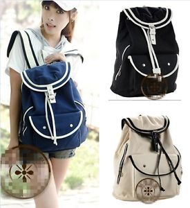 Korean Fashion Cute School Bags Canvas Backpack Students Girls' Canvas Satchel