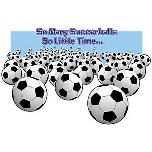 Soccer T Shirt So Many Soccerballs So Little Time Funny Tee Futbol Shirt