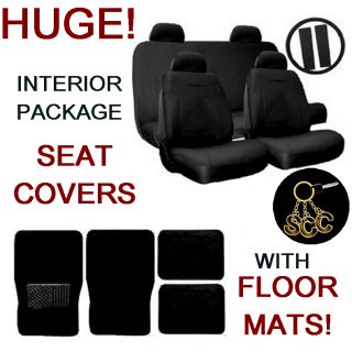 2005 2008 Ford Mustang Car Seat Covers Black