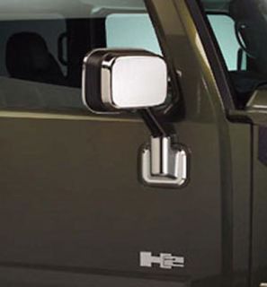 2003 2005 Hummer H2 SUT Side Mirror Covers Chrome 2004