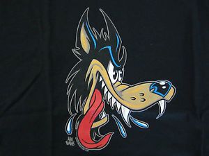 Hot Rod Rat Rod Forbes "Lucky Wolf" T Shirt