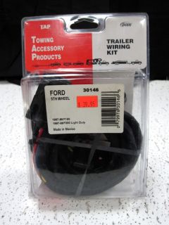 New Ford F 150 F 250 Truck Trailer Wiring Harness 5th Fifth Wheel T Connector
