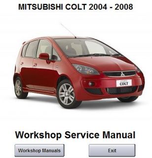 Mitsubishi Colt 2004 2008 Workshop Service Repair Manual
