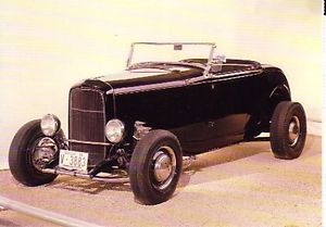 1932 Ford Roadster Highboy Hot Rod Postcard Lot of 2 Must See Rat Rod