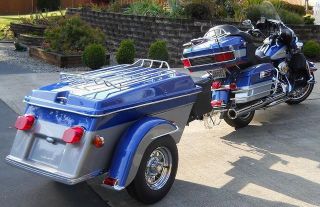 Legacy Motorcycle Trailer Cargo Touring Pull Behind Harley Bikes Triglide