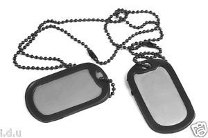 Military Dog Tags ID Tag Custom US Army Style Stainless Steel Personalised Free