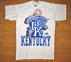 Vintage University of Kentucky Wildcats NCAA UK Basketball T Shirt Apex