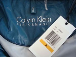Calvin Klein Performance Light Weight Hood 90 Premium Down Coat Tea Sz S