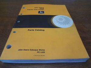 John Deere 401B Tractor and Loader Parts Catalog Manual PC1430