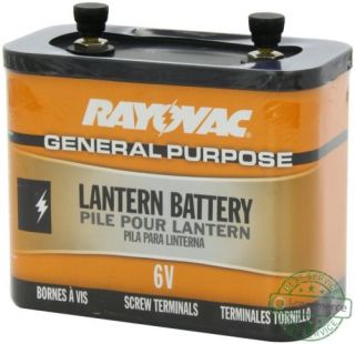 New Rayovac 918 Lantern Battery 6 Volt Screw Terminals General Purpose