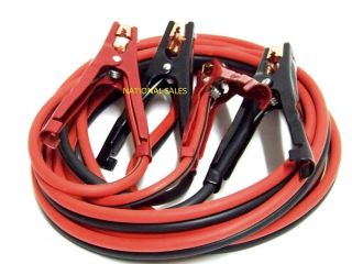 Heavy Duty 20 Foot 4 Gauge Battery Booster Cables 20'Jumper Cables Emergency