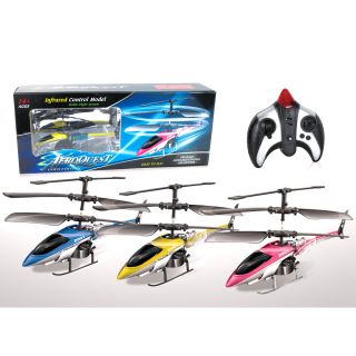 2 x 2 Channel Mini Indoor Remote Control Infrared Helicopter Tri Band RC Kids