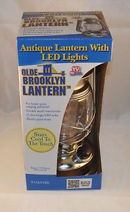 New Olde Brooklyn Lantern LED Light Battery Antique Lantern as Seen on TV