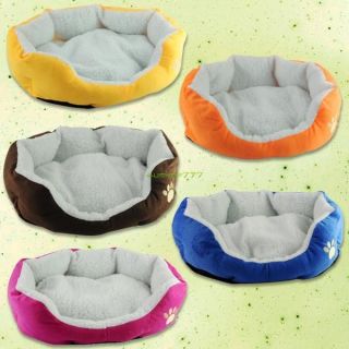 Indoor Soft Comofortable Cat Pet Puppy Dog Bed Sleep Nest Pad House Basket Mat M