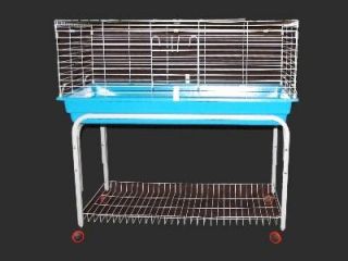large 100cm inexpensive indoor rabbit cage and stand this will be for