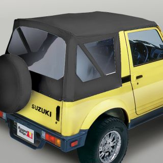 Suzuki Samurai All Years Black Denim Soft Top