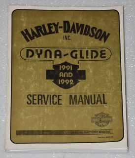 1991 1992 Harley Davidson Dyna Glide Daytona Custom Shop Service Repair Manual