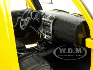 Hummer H3 Yellow 1 18 Diecast Car Model