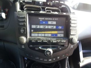 03 04 05 Honda Accord V6 Navigation Screen Radio 6 CD AC Climate Control 6 SPD