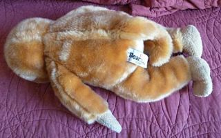 Bear Factory Stuffed Plush Brown Monkey 18 inches Animal Soft Cuddly 2001